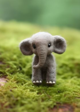 Snuggly Cute Mini Elephant