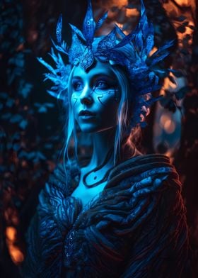 Blue forest enchantress