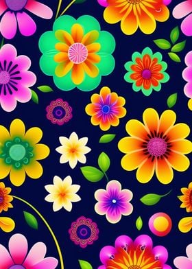 Cute Colorful Floral