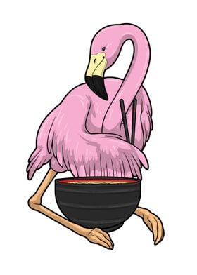 Flamingo Ramen Bowl