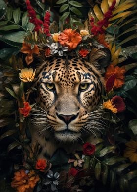 Tiger in the jungle art