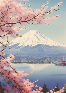 Cherry Blossom Fuji