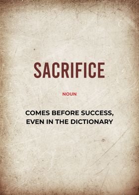 sacrifice success quotes