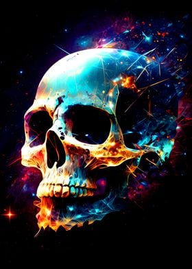 Skull Colorful