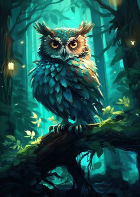 Curious owl