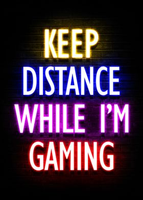 Gaming Gamer Neon Quotes 