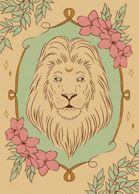 Floral Lion