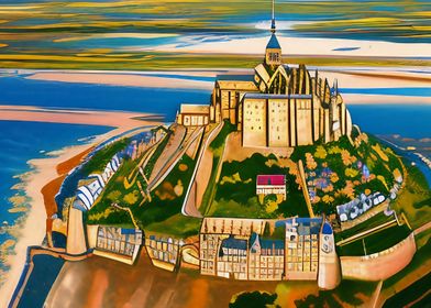 Mont Saint Michel Island