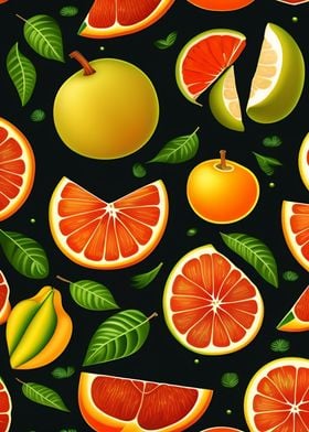 Oranges pattern