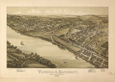 Verona and Oakmont PA 1896