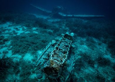 Underwater Plane Wreck