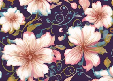 Classic vintage floral