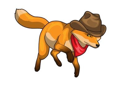 Fox Cowboy Cowboy hat