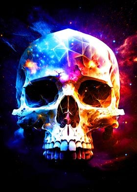 Skull Colorful