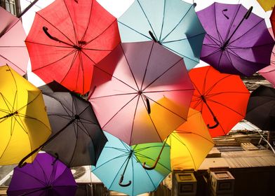 colorful umbrella