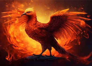 Phoenix Rising Wall Art