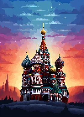 Moscow pixel art