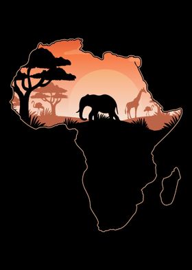 Africa Animal Map