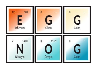 Egg Nog Periodic Table