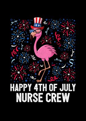 Happy 4th Of July Nurse