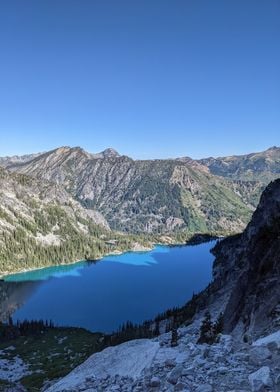 Colchuck Lake from above