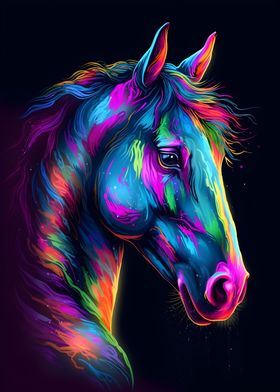 Neon Horse