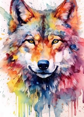 Wolf Watercolor