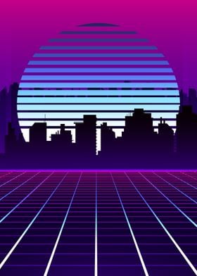 Dreamy 80s City Synthwave