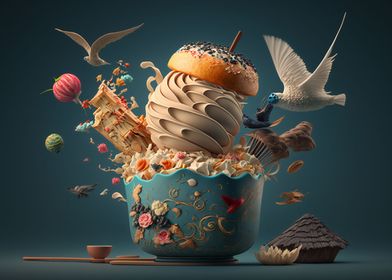 Food 3D Still Life 5