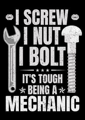 Funny Car Auto Mechanic Tools Poster for Sale by greatmar1