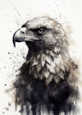 Eagle Beauty Watercolor