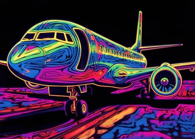 plane neon