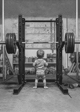 Future Powerlifter Kid