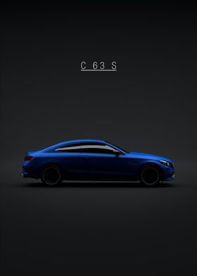 C63 S AMG Coupe 2019 Blue