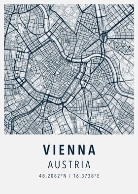 vienna simple map