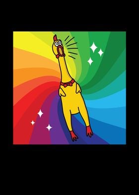 Rubber Chickens Rainbow