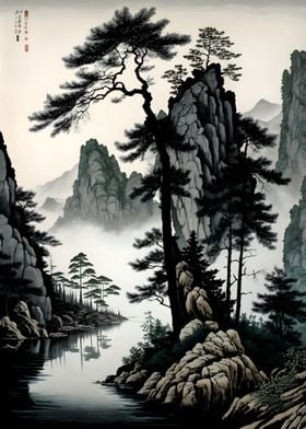Watercolor Chinese style