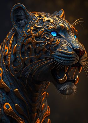 Black and Gold Tiger