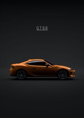 Toyota GT86 2018 Orange