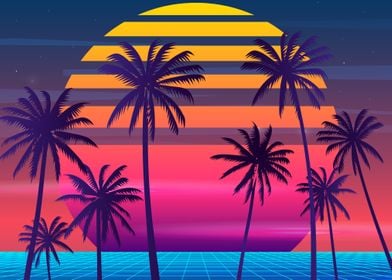Summer Paradise Synthwave