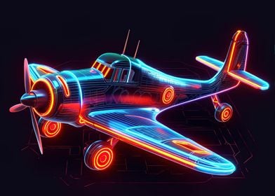 plane neon