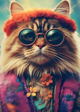 Hippie Cat