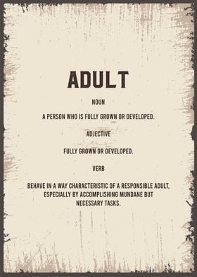 adult definition