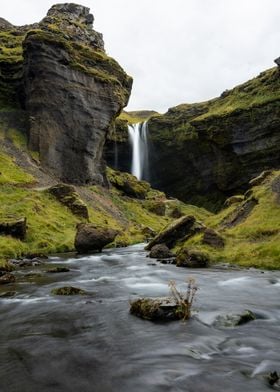 Kvernufoss Waterfall Icela