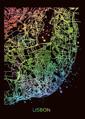 Lisbon City Map