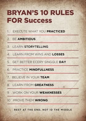 success rule motivation