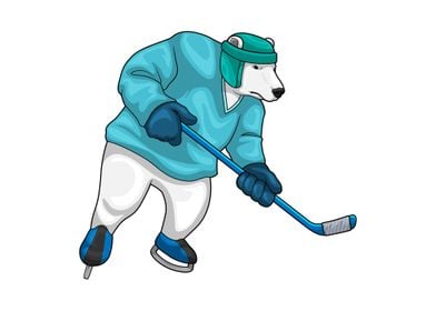 Polar bear Ice hockey