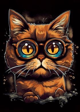 Cartoon style of Cat