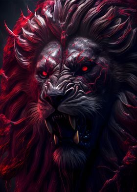 evil lion king black 