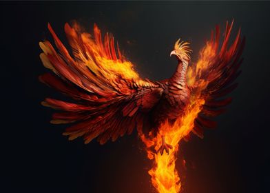 Rising Phoenix Flame